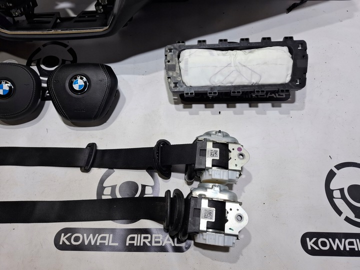 фото №7, Bmw 5 g30 g31 шкіра bez head up панель консоль подушка безпеки подушки ремені ремонт