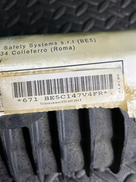фото №8, Audi a4 b8 a5 8t подушка безопасности подушка пассажира 8t0880204f