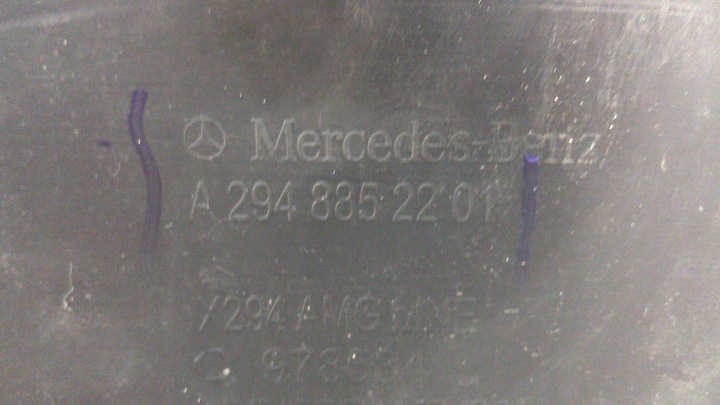 фото №9, Mercedes eqe x294 24r накладка бампера зад pod pdc amg line a2948852201