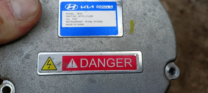 фото №8, Компресор кондиціонера модуль kia de45 977e1-cv400