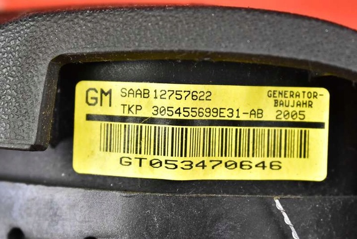 фото №9, Подушка безопасности подушка безопасности водителя 12757622 saab 9-5 95 1 i рестайлинг 05-10