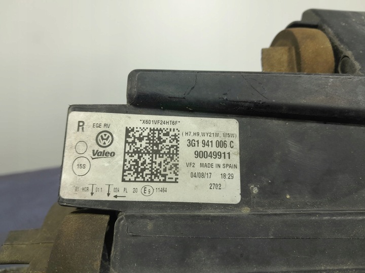 фото №6, Vw passat b8 фара перед переднє праві eu 3g1941006c