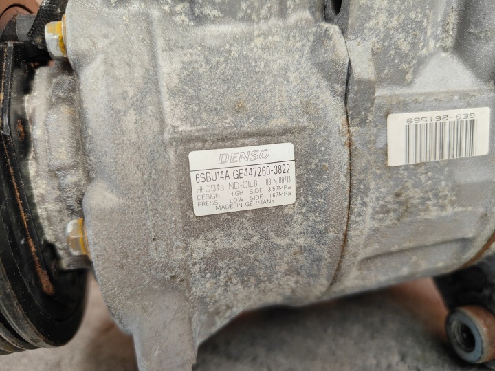 фото №8, Компресор кондиціонера bmw e90 e84 f10 n47 2.0d n20 9225703