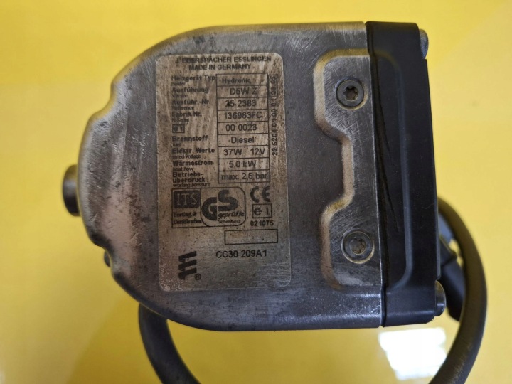 фото №7, Вебасто cc30209a1 mazda 5 5kw дизель 12v 37w nr66