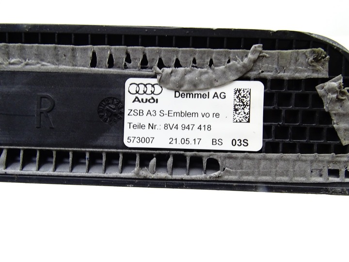 фото №8, Планка пороговая накладка правые перед правая audi a3 8v 5d sedan 8v4947418