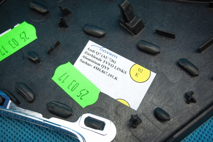 фото №9, Планка dekor дверь перед левый audi q7 4m 4m0867101k qy9