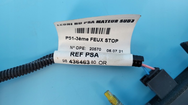 фото №11, Peugeot 308 iii p5 21r додатковий світло stop 9835306980