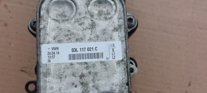 фото №5, Vw audi skoda seat 1.6 2.0 tdi корпус фильтра масла радиатор 03l115389c
