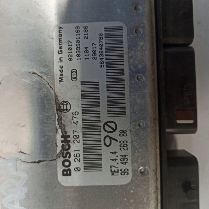 фото №10, Citroen xsara ii 1.6 блок управления двигателем (ecu) 0261207476