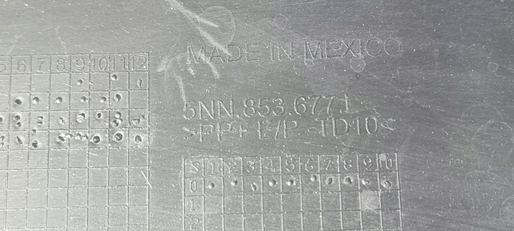 фото №13, Решітка бампера перед середня vw tiguan ii r-line рестайлінг allspace 5nn 21-24