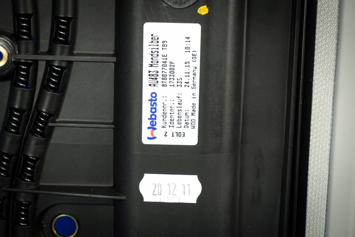 фото №6, Люк крыша audi a5 s5 spb 8t8 8t8877041e tb9