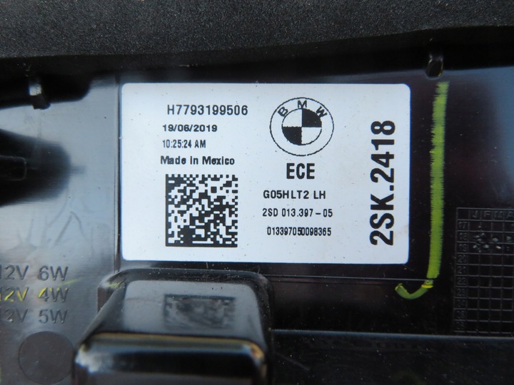фото №12, Лампа лівий зад bmw x5 g05 h7793199506