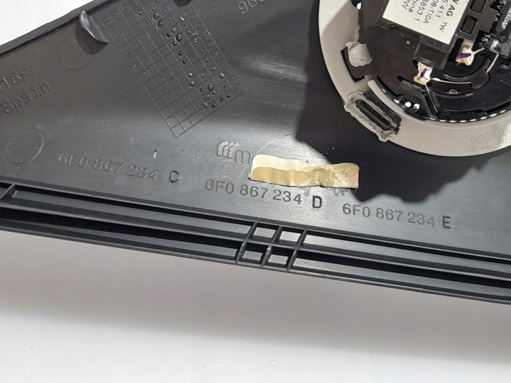 фото №10, Seat ibiza v 5 защита обшивка стойка правый перед 6f0867234 динамик чёрная