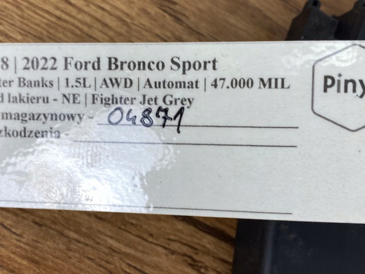 фото №6, Замок кришки зад багажника ford bronco sport 2020+ usa