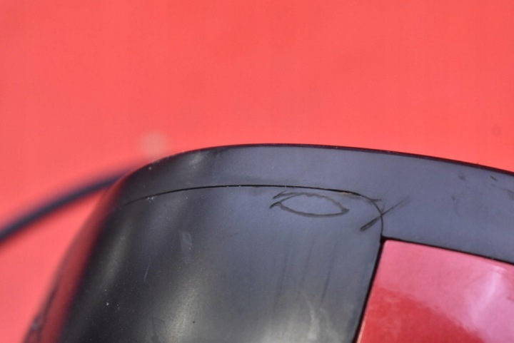 фото №7, Зеркало правое красный eu 0207156 citroen c3 2 ii 09-13 5+2 pin