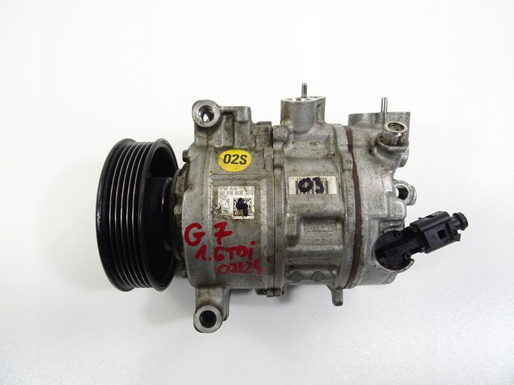 фото №6, Vw golf 7 vii 1.0 tsi компресор кондиціонера роз'єм компресор 5q0816803d