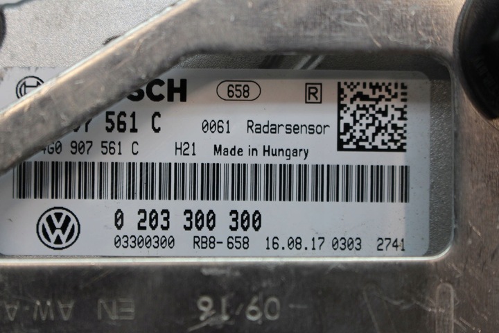 фото №15, Audi a6 a7 датчик радар acc дистронік 4g0907541c 4