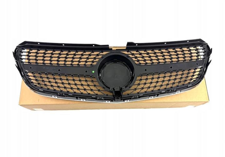 фото №10, Решётка радиатора решётка mercedes v класс w447 15-19 amg diamond