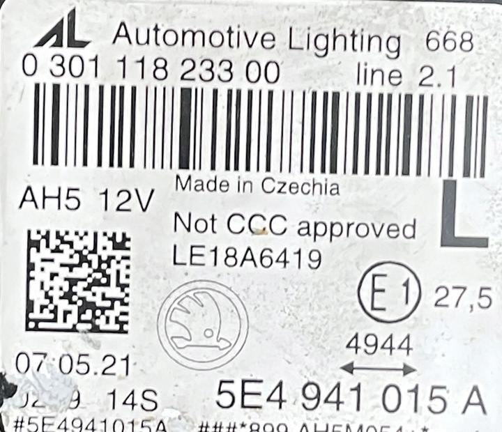 фото №4, Перетворювач модуль jeż лівий octavia iv