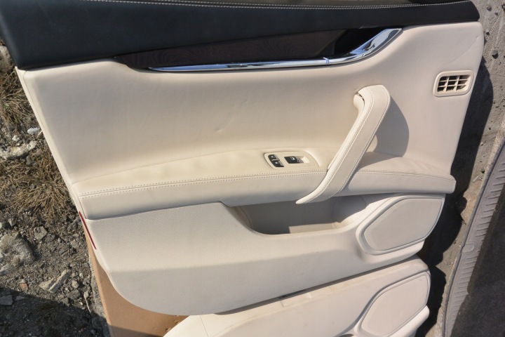 фото №11, Сиденья диван обшивки beż maserati quattroporte vi uk комплект