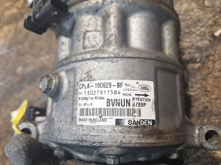 фото №6, Компресор кондиціонера range rover jaguar cpla-19d629-bf 2.0 d