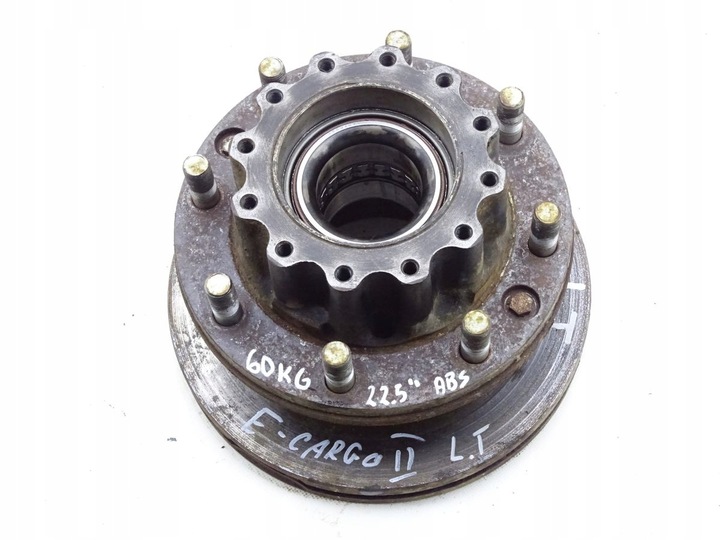 фото №1, Iveco eurocargo ii 02-08 ступица диск зад 22,5 abs