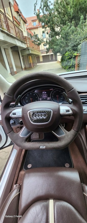 фото №13, Руль audi a8d4 a6c7 q3 q5 срезанная модификации коричневая