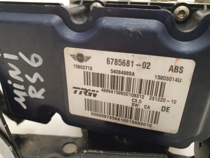 фото №8, Mini cooper r56 головний гальмівний циліндр abs 6785681-02