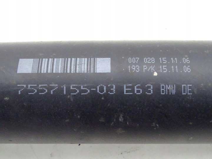 фото №5, Bmw 6 e63 3.0 n52 04-07 вал привідний оригінал 7557155