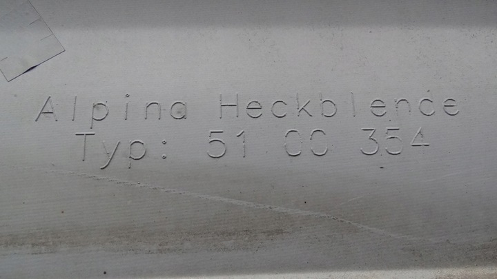 фото №10, Bmw alpina диффузор накладка бампера зад 5100354