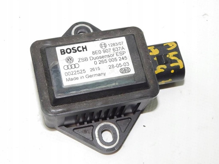 фото №2, Audi a4 b6 2.0fsi 03r modułczujnik esp 8e0907637a