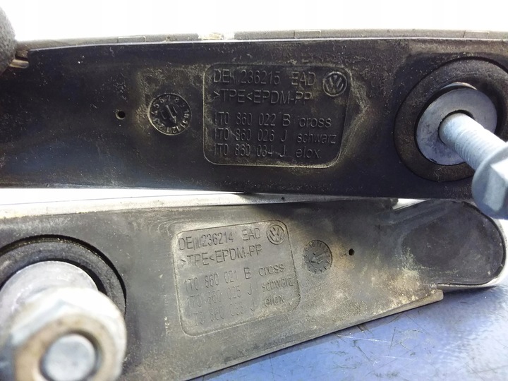 фото №10, Vw touran i рестайлінг рейлінги дахові 1t0860021b