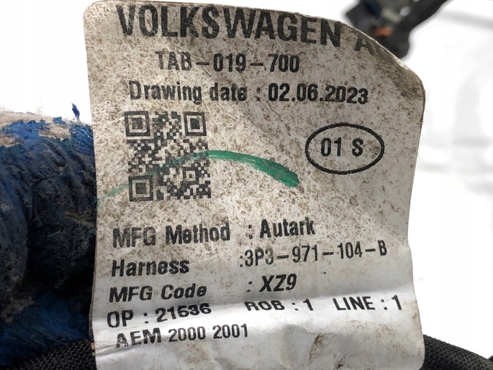 фото №5, Жгут pdc зад skoda 2.0 tsi хэтчбек 3p3971104b провода