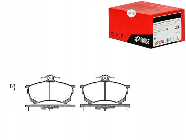 фото №1, Remsa комплект гальмівні колодки гальмівних x3511004 mr24924