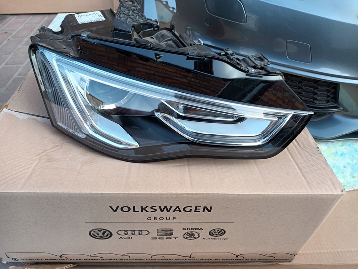 фото №13, Audi a5 8t рестайлинг s - line комплектный перед бампер капот bez покраска lx7r