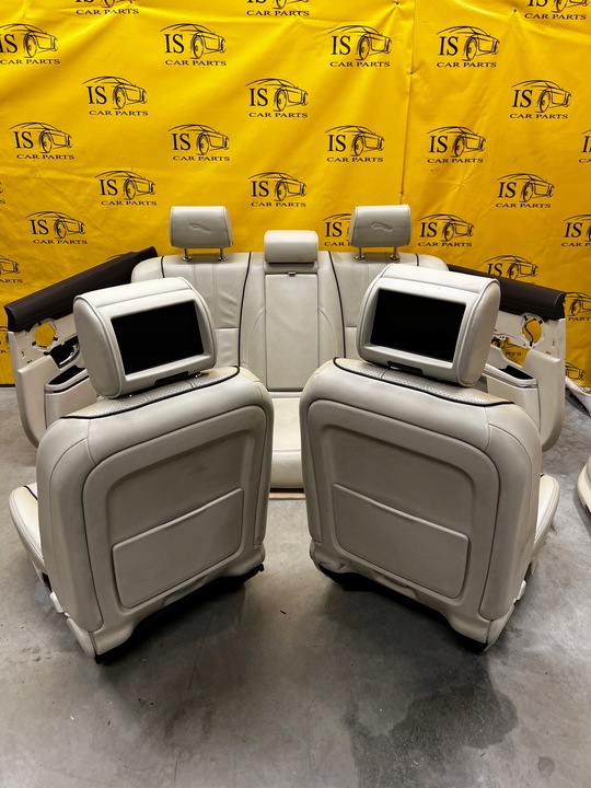 фото №12, Сидіння шкіряні екрани вентиляція обшивки підлокітник jaguar xj x351 eu