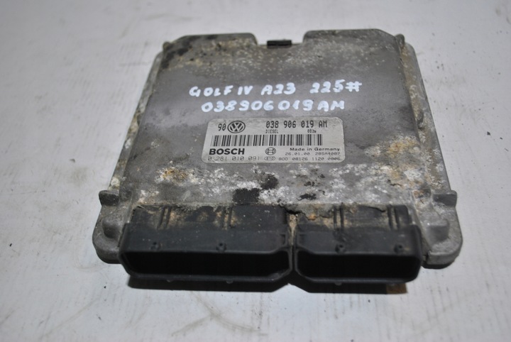 фото №5, Компьютер двигателя vw golf iv 038906019am