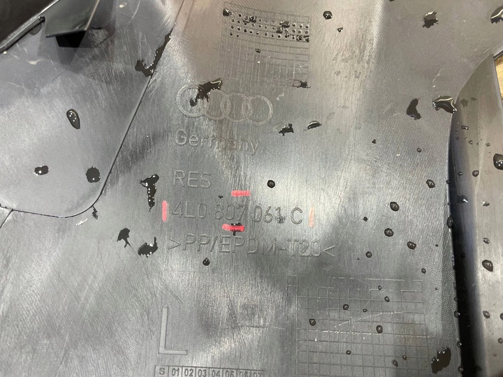 фото №9, Audi q7 i 1 рестайлінг 4l 09-15 кутник планка бампера лівий перед передня