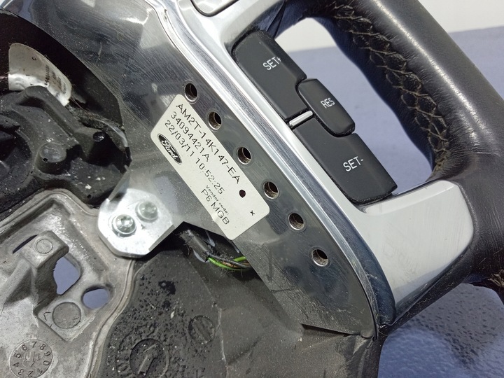 фото №6, Ford s-max mk1 рестайлінг кермо шкіряний am213600na