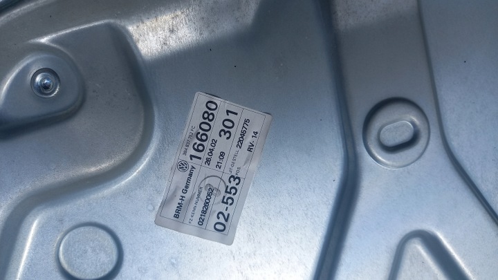 фото №4, Pod.szyby праве перед vw passat b5 fl 02r 1.9tdi