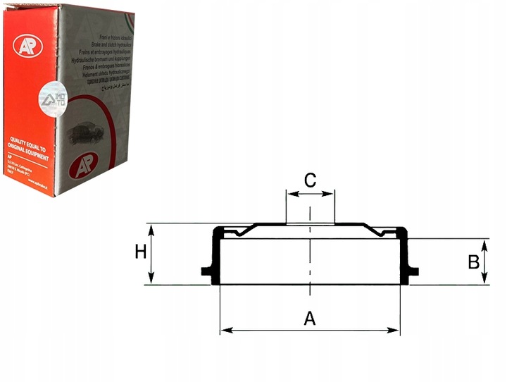 фото №1, Комплект bębnów тормозных ap 329220b 700153 bf424