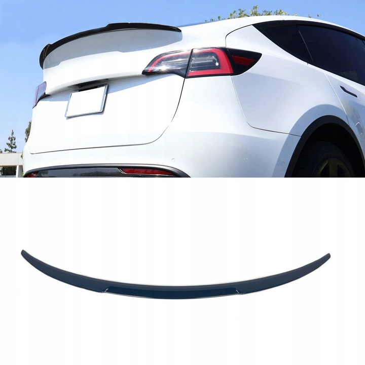 фото №1, Спойлер спойлер кришки do tesla модель y m4 стиль чорний блиск 2020+
