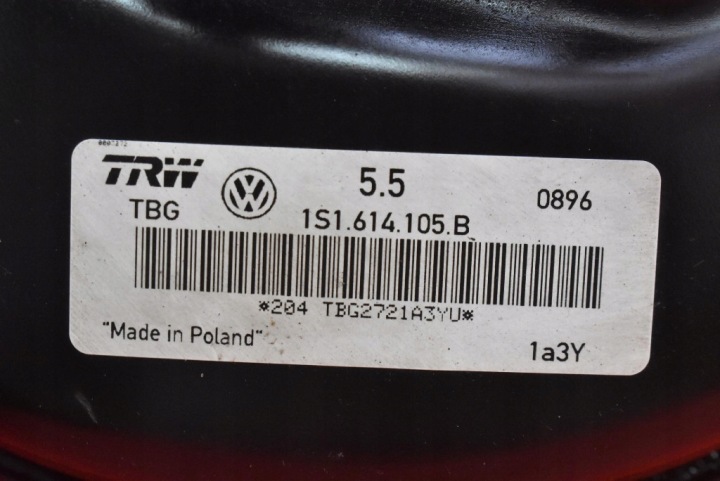 фото №7, Вакуумний підсилювач гальм (серво)  eu 1s1614105b vw up 1.0 mpi 60 km 11-20