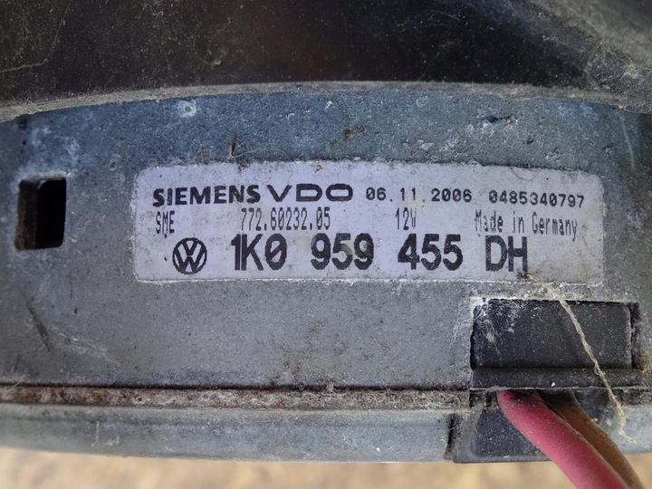 фото №7, Audi a3 8p golf v vi leon ii вентилятор радиатор кондиционера 1k0959455dh