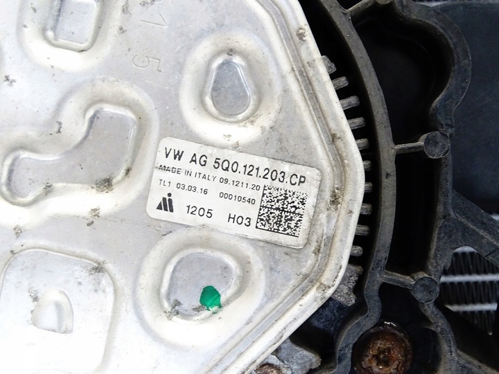 фото №13, Pas переднє перед підсилювач радіатор комплект vw passat b8 14- 2.0 tdi