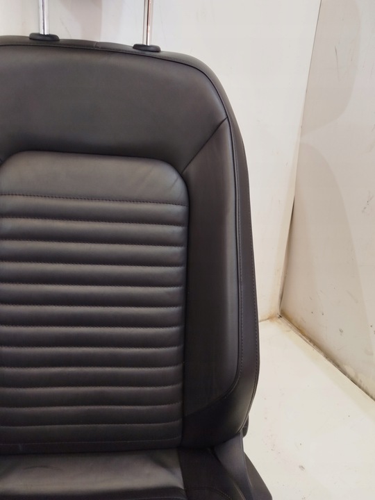 фото №8, Сиденье левый водителя vw passat b8 кожа , комплект , bdb. !