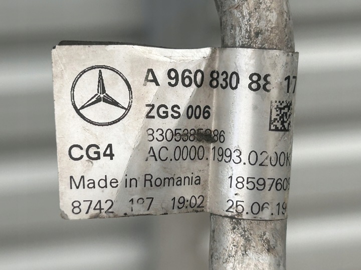фото №8, Шланг кондиционера mercedes actros mp4 a9608308817
