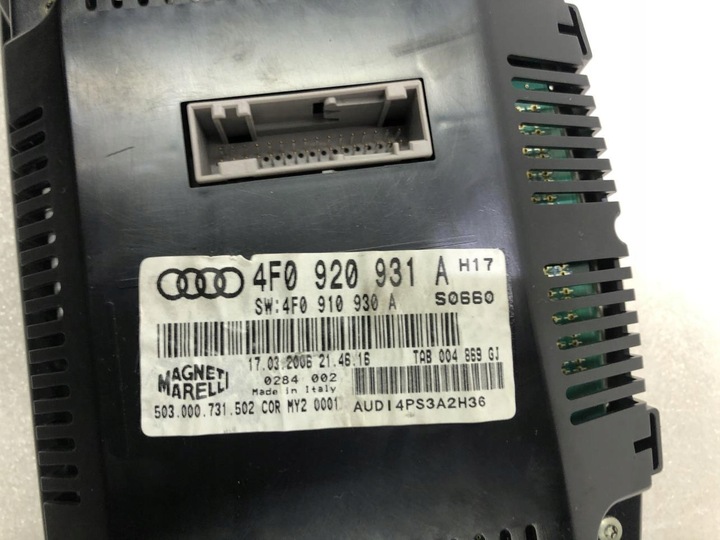 фото №6, Спідометр  прилади 4f0920931a 2.4b v6 audi a6 c6 eu