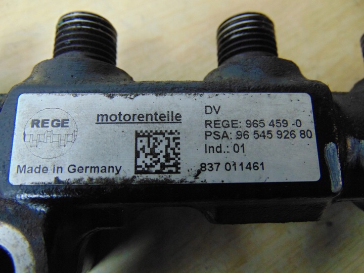 фото №6, Планка впрыскивающий датчик citroen berlingo 2008-1.6 hdi