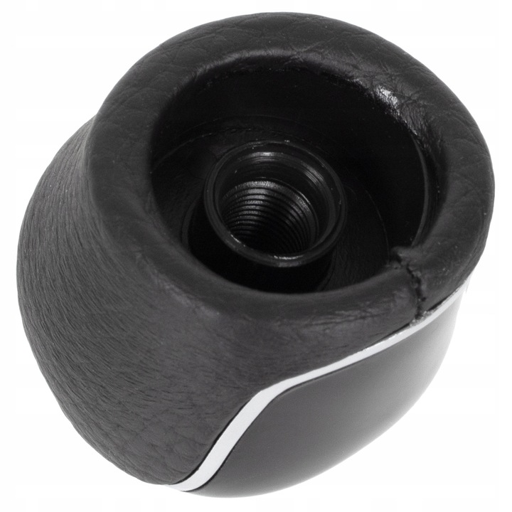 фото №3, Ручка важіль зміни коробки передач do citroen c-crosser 2007- шкіра